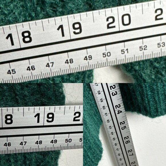 Sezane Paulin Jumper Sweater Green Size Medium French Mohair Merino Wool Knit M - Picture 13 of 13